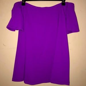 Off the shoulder purple top. Women’s medium